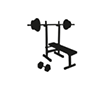 Icons_Fitnessgeräte_Hantelbank